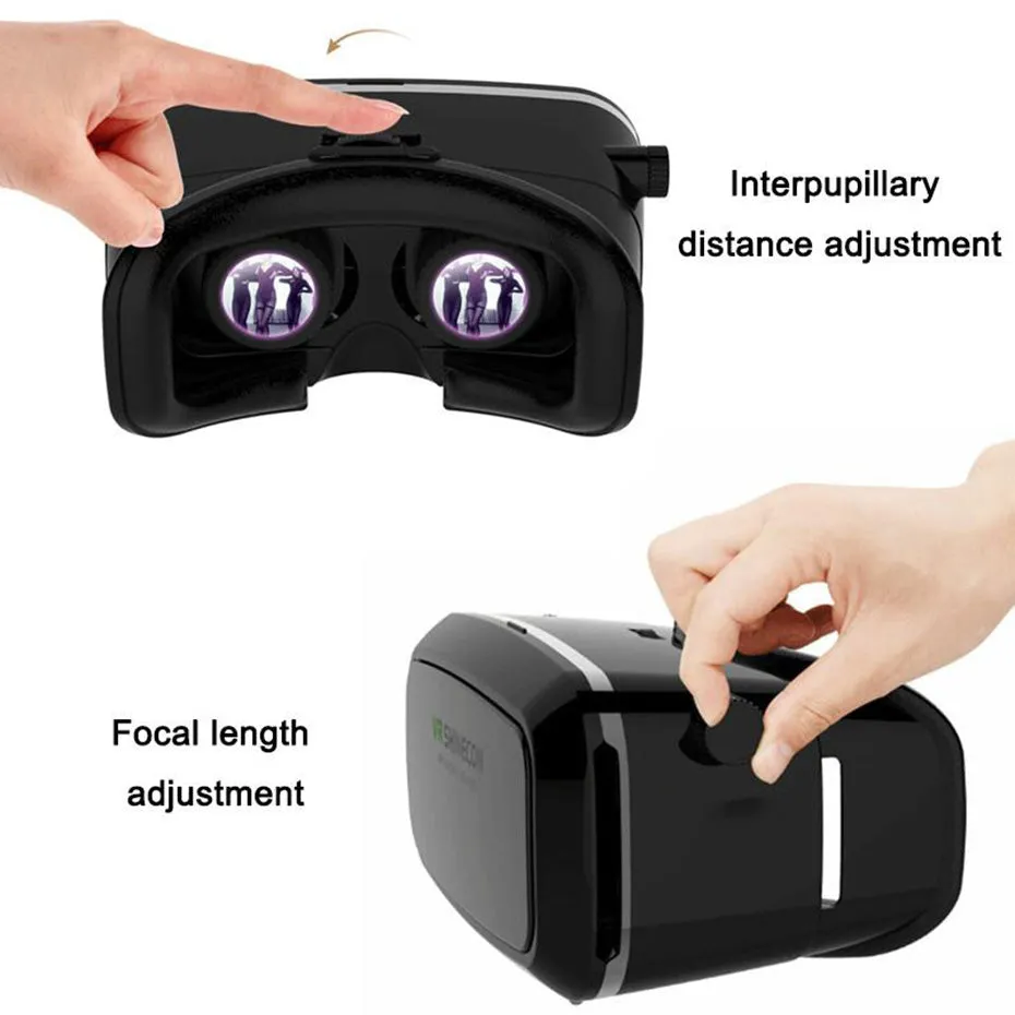 Original VR 3D Glasses Pro Virtual Reality VR Google Cardboard Headset Head Mount for Smartphone 4-6'   Remote Control