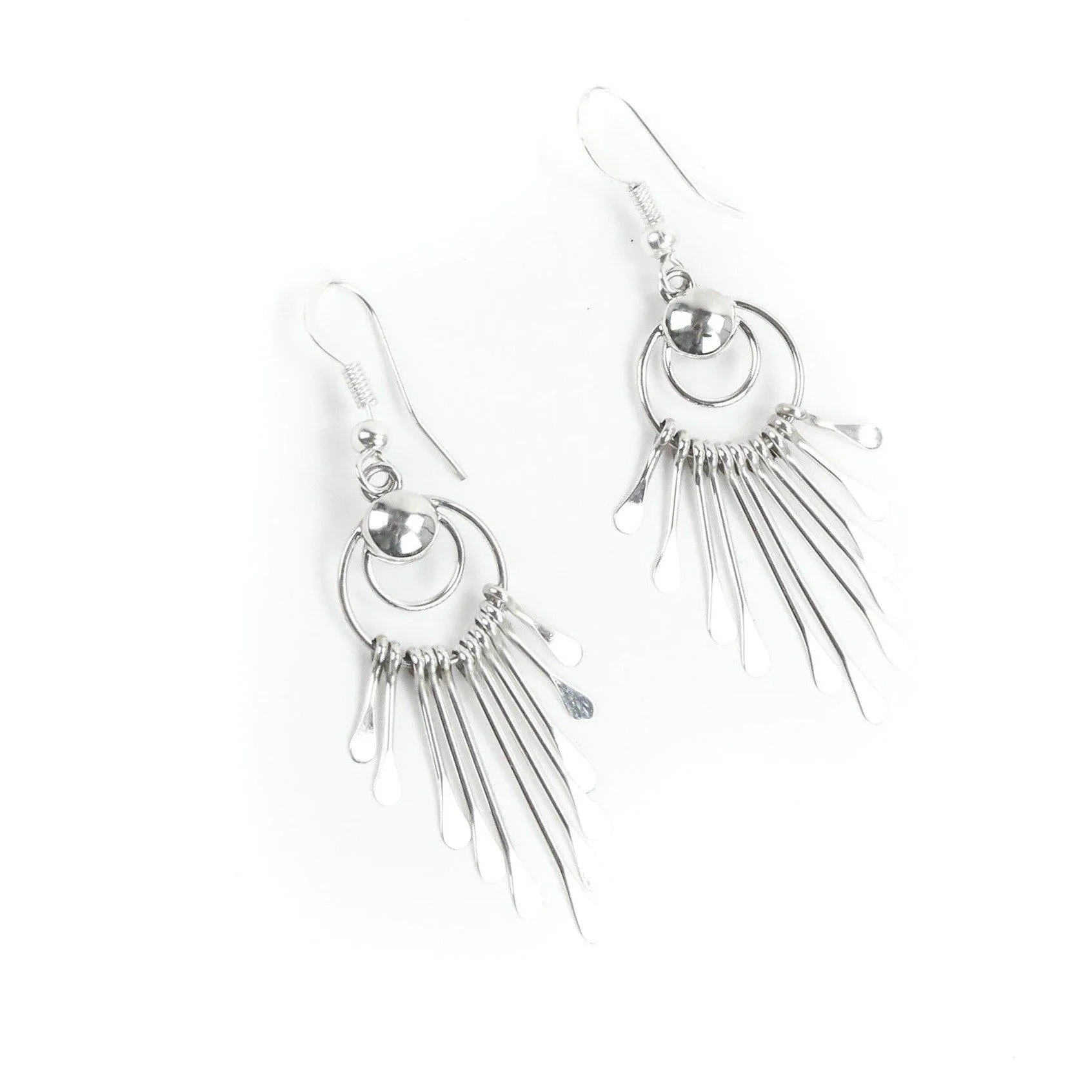 Pauline Armstrong Sterling Silver Cascading Dangle Earring
