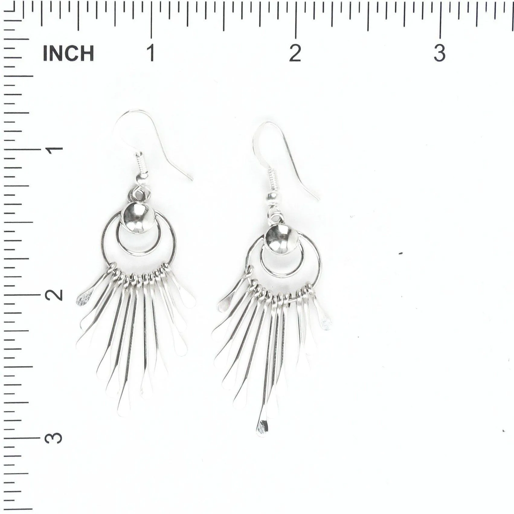 Pauline Armstrong Sterling Silver Cascading Dangle Earring