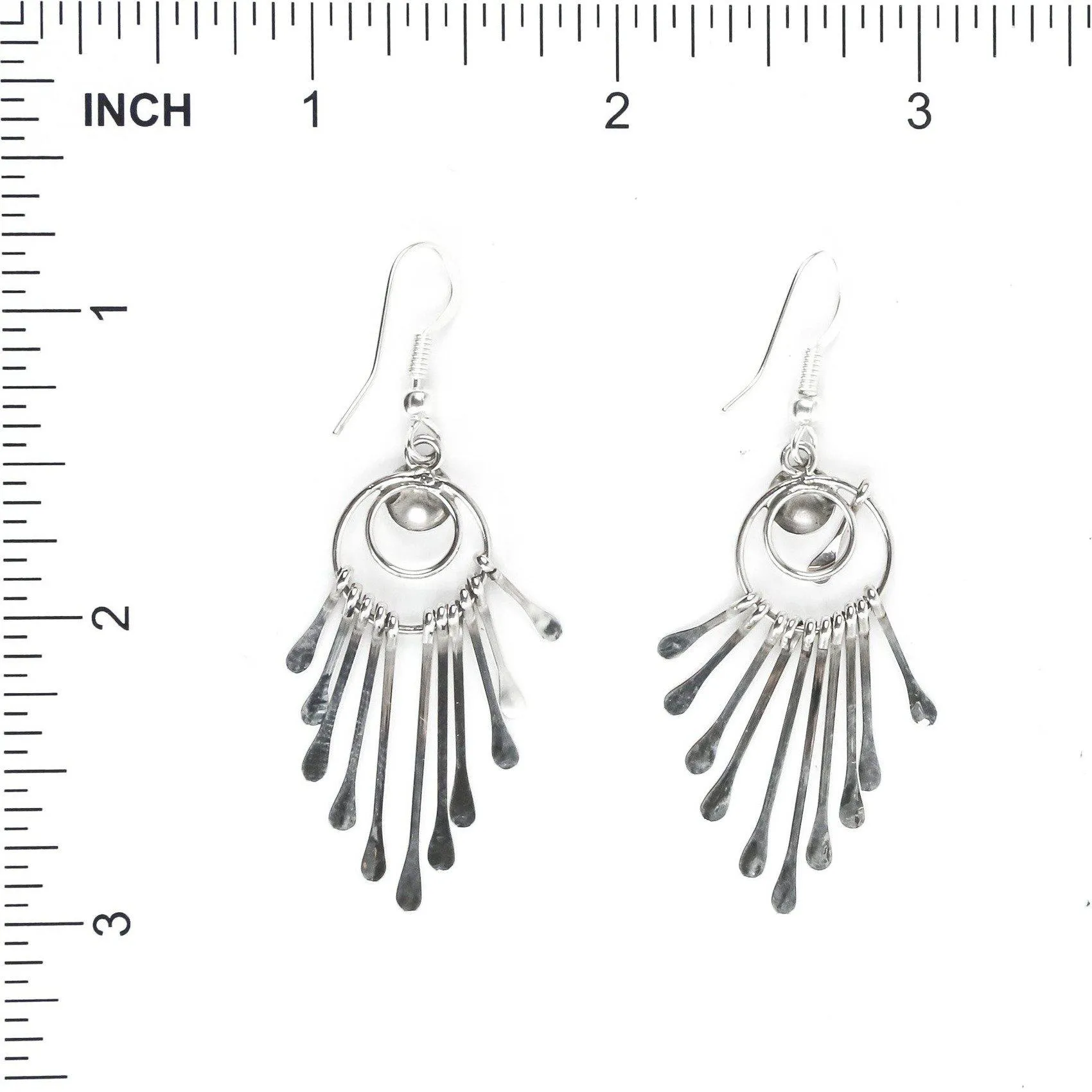 Pauline Armstrong Sterling Silver Cascading Dangle Earring