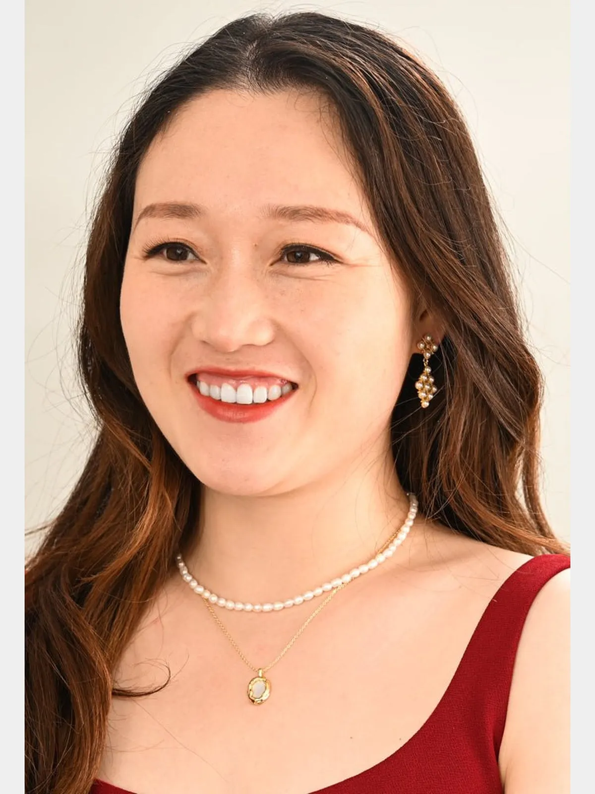 Pearl and Zircon Lattice Earrings