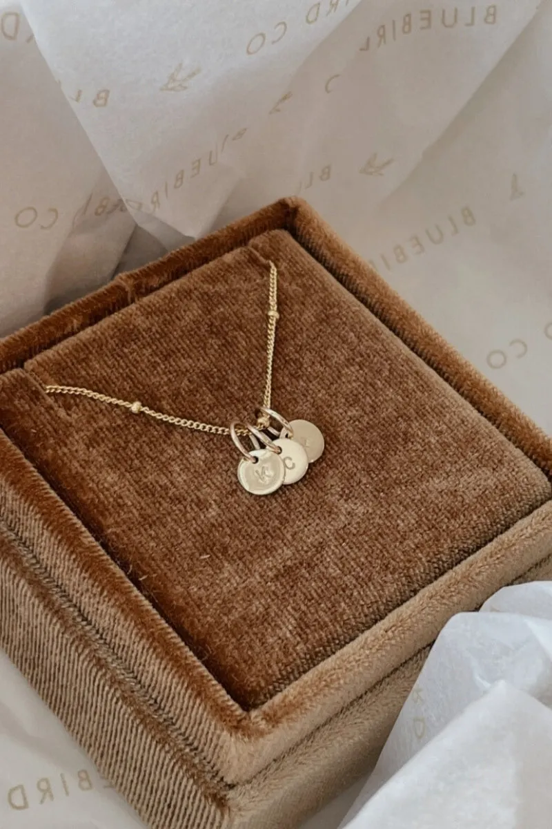 Petite Initial Pendant - 9ct Gold