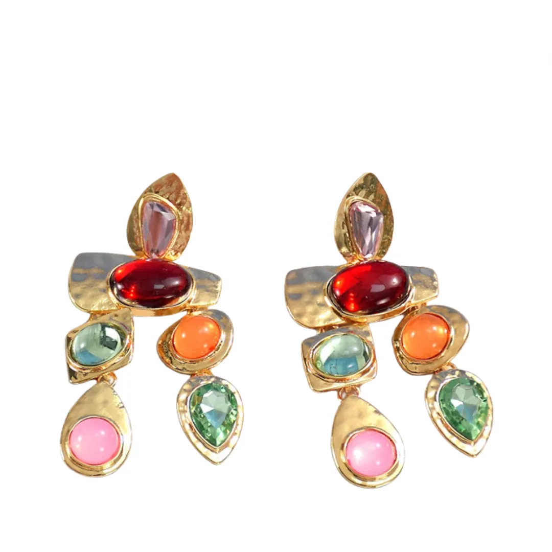 Pre Order:  Crystal Dangle Long Drop Earrings