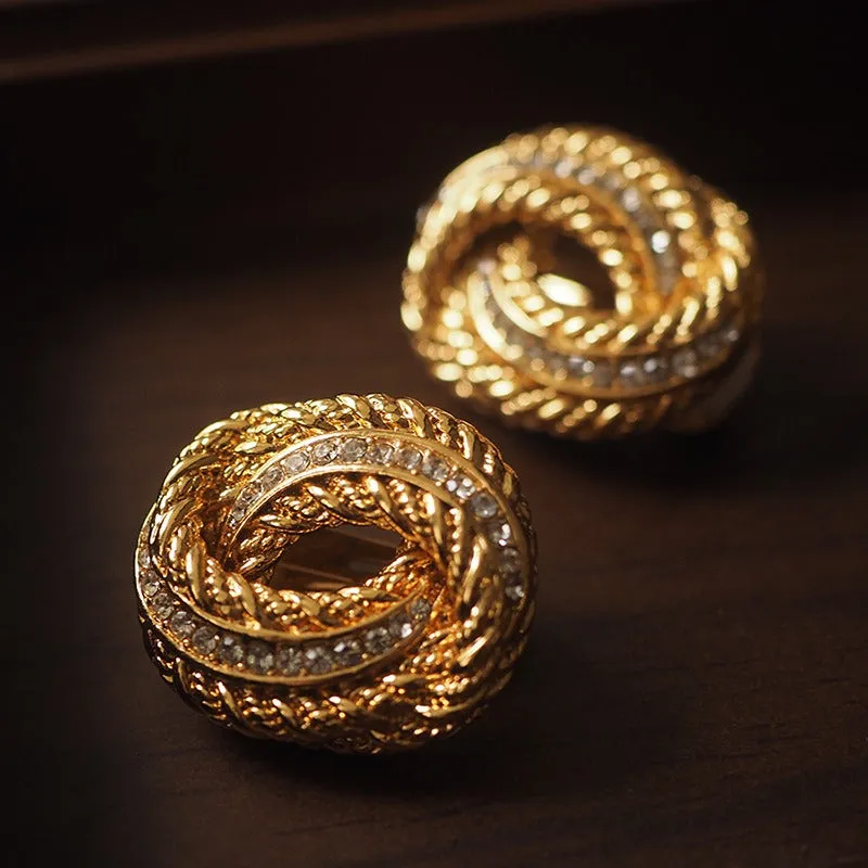 Pre Order:  Medieval Twists Clip On Earrings