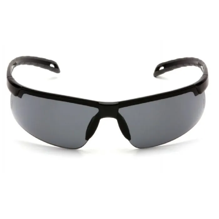 Pyramex SB8620DT Ever-Lite Safety Glasses, Black Frame, Gray-Anti-Fog Lens, 1 Each
