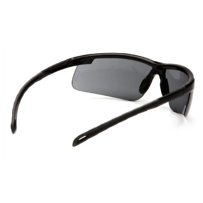 Pyramex SB8620DT Ever-Lite Safety Glasses, Black Frame, Gray-Anti-Fog Lens, 1 Each