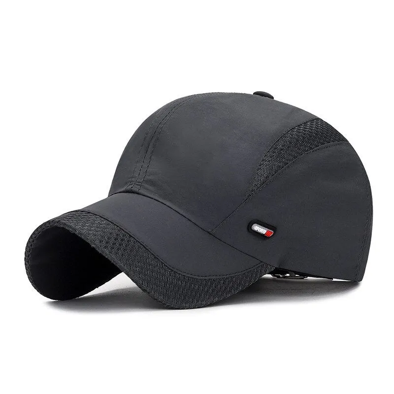 Quick-dry Sports Baseball Cap Women Snapback Sunhat Mesh Breathable Men Outdoor Fishing Running Hip Hop Baseball Hats Casquette