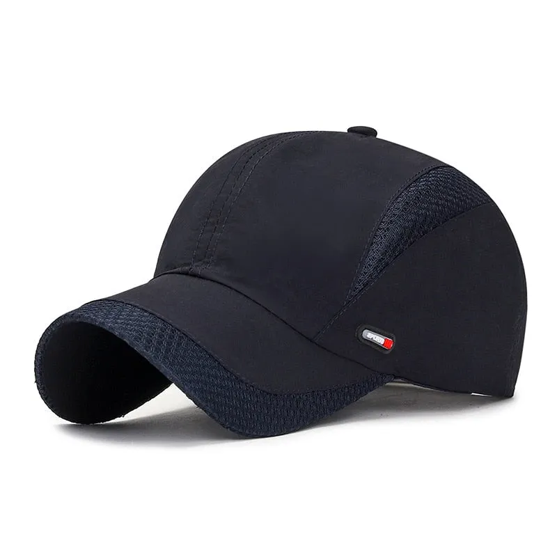 Quick-dry Sports Baseball Cap Women Snapback Sunhat Mesh Breathable Men Outdoor Fishing Running Hip Hop Baseball Hats Casquette