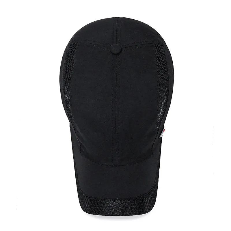 Quick-dry Sports Baseball Cap Women Snapback Sunhat Mesh Breathable Men Outdoor Fishing Running Hip Hop Baseball Hats Casquette