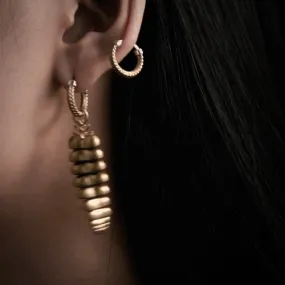 Rattlesnake Tail Earrings