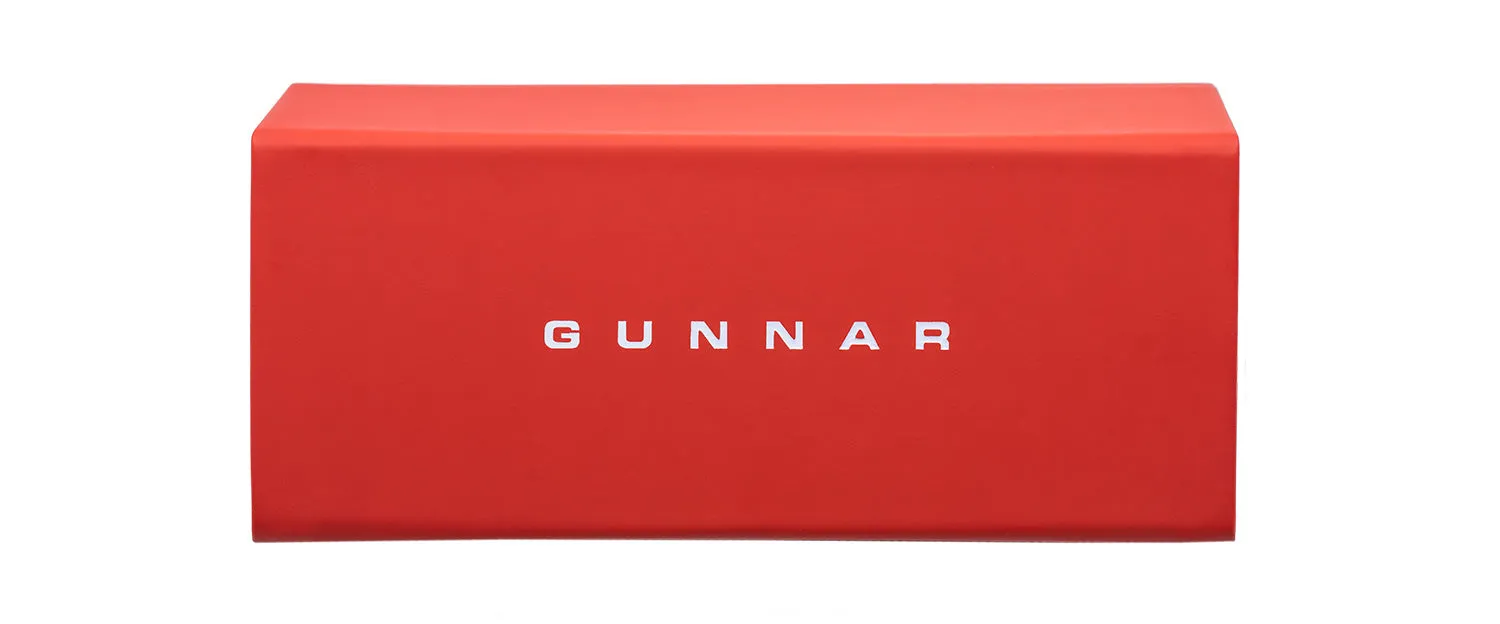 Red GUNNAR Glasses Case