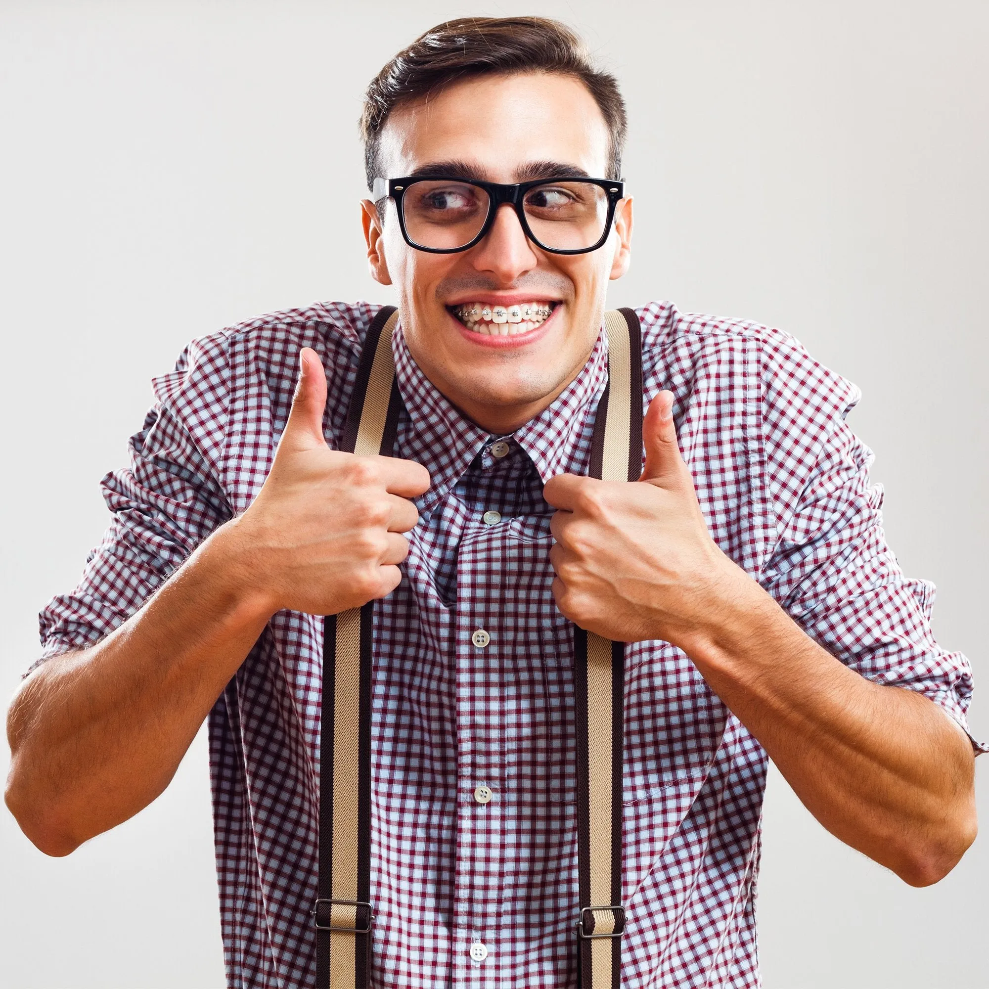 Retro Nerd Costume Glasses - Oversized Black Hipster Eyeglasses with Clear Lenses - 1 Pair