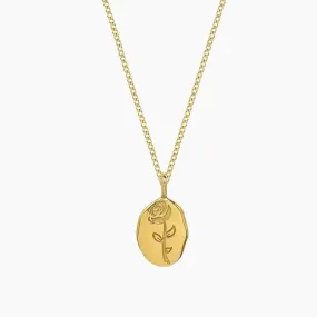 Rose Pendant Necklace