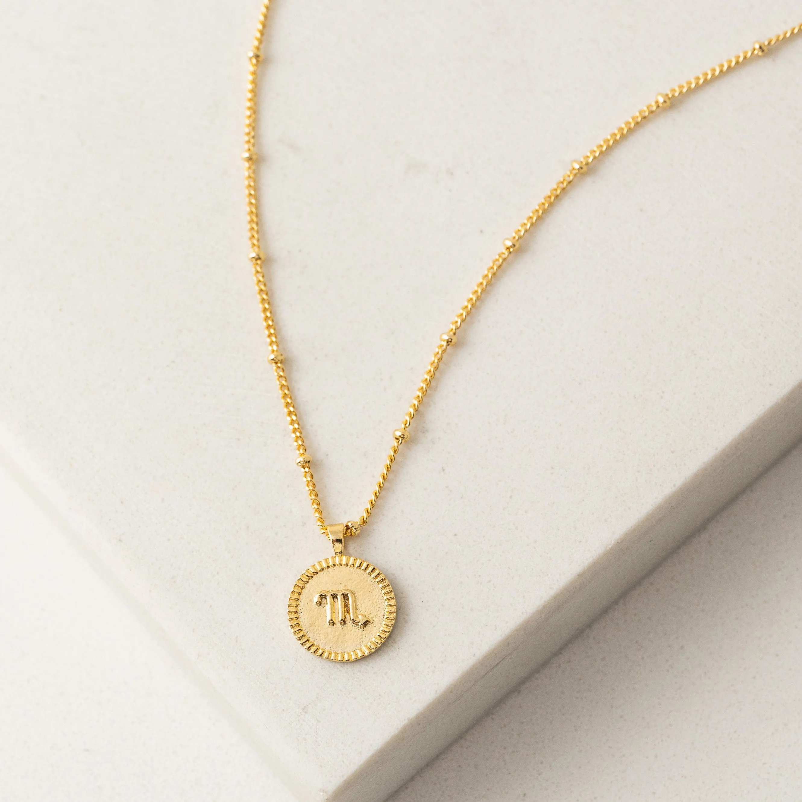 Scorpio Horoscope Necklace