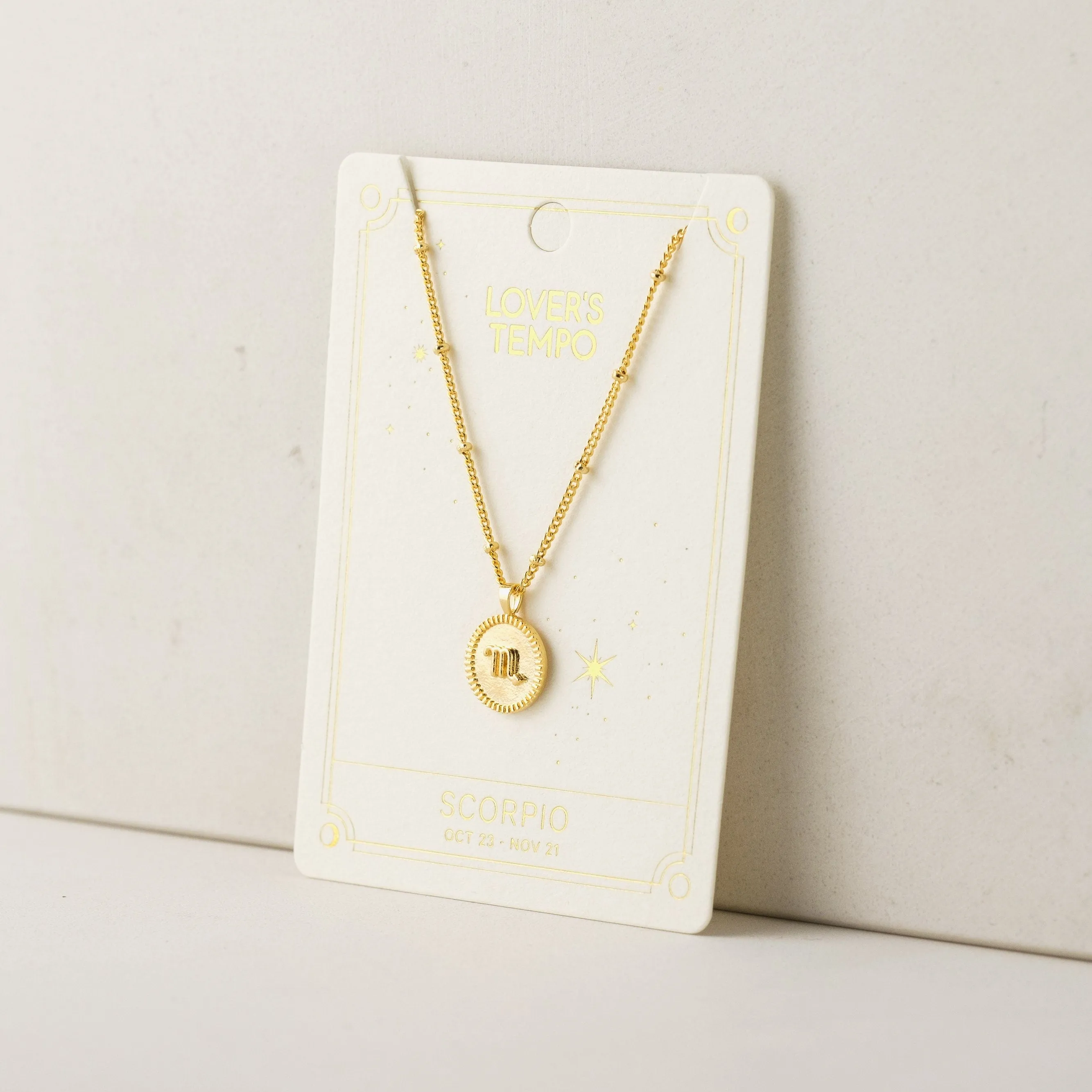 Scorpio Horoscope Necklace