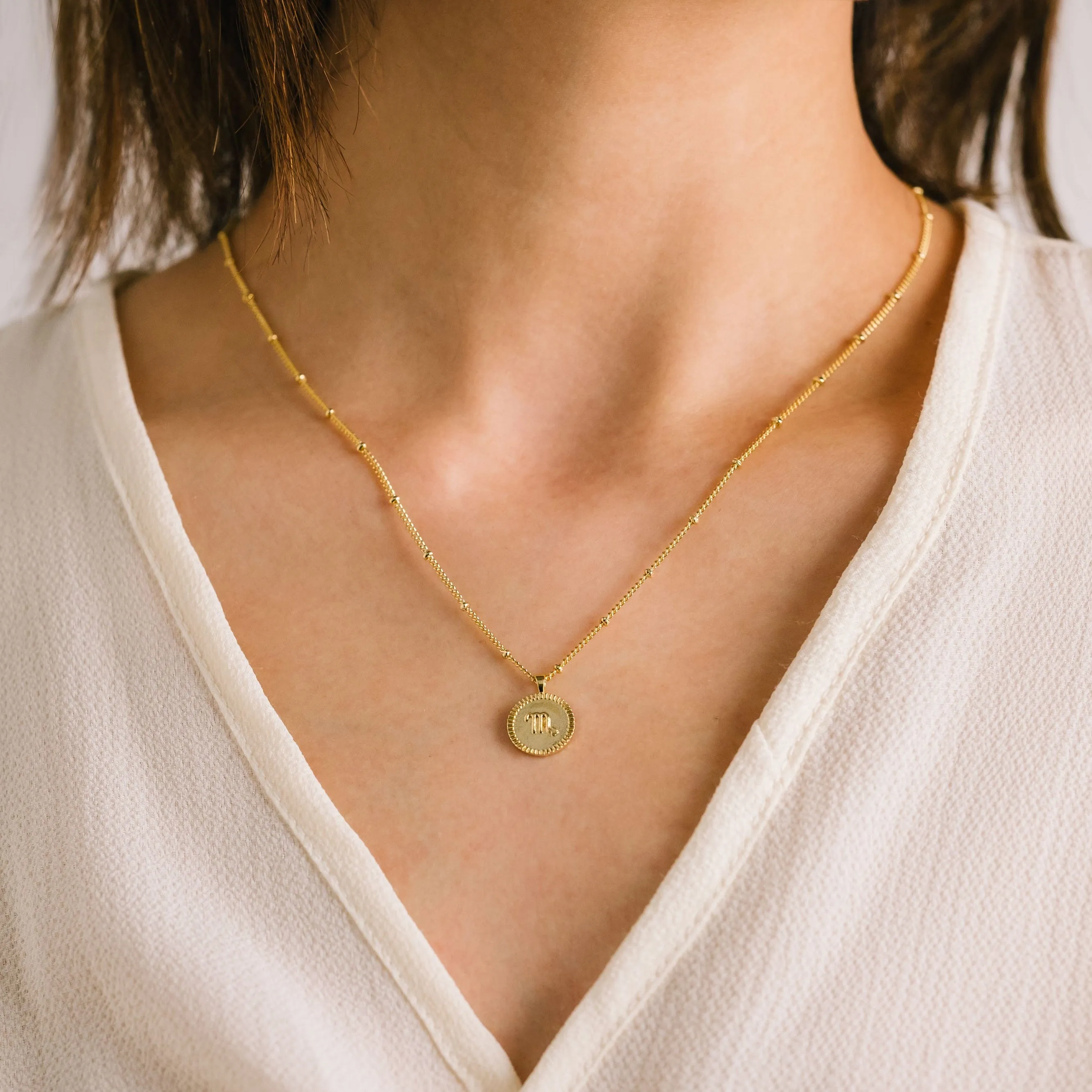 Scorpio Horoscope Necklace