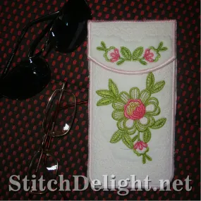SD0895 Rose Eyeglass Case
