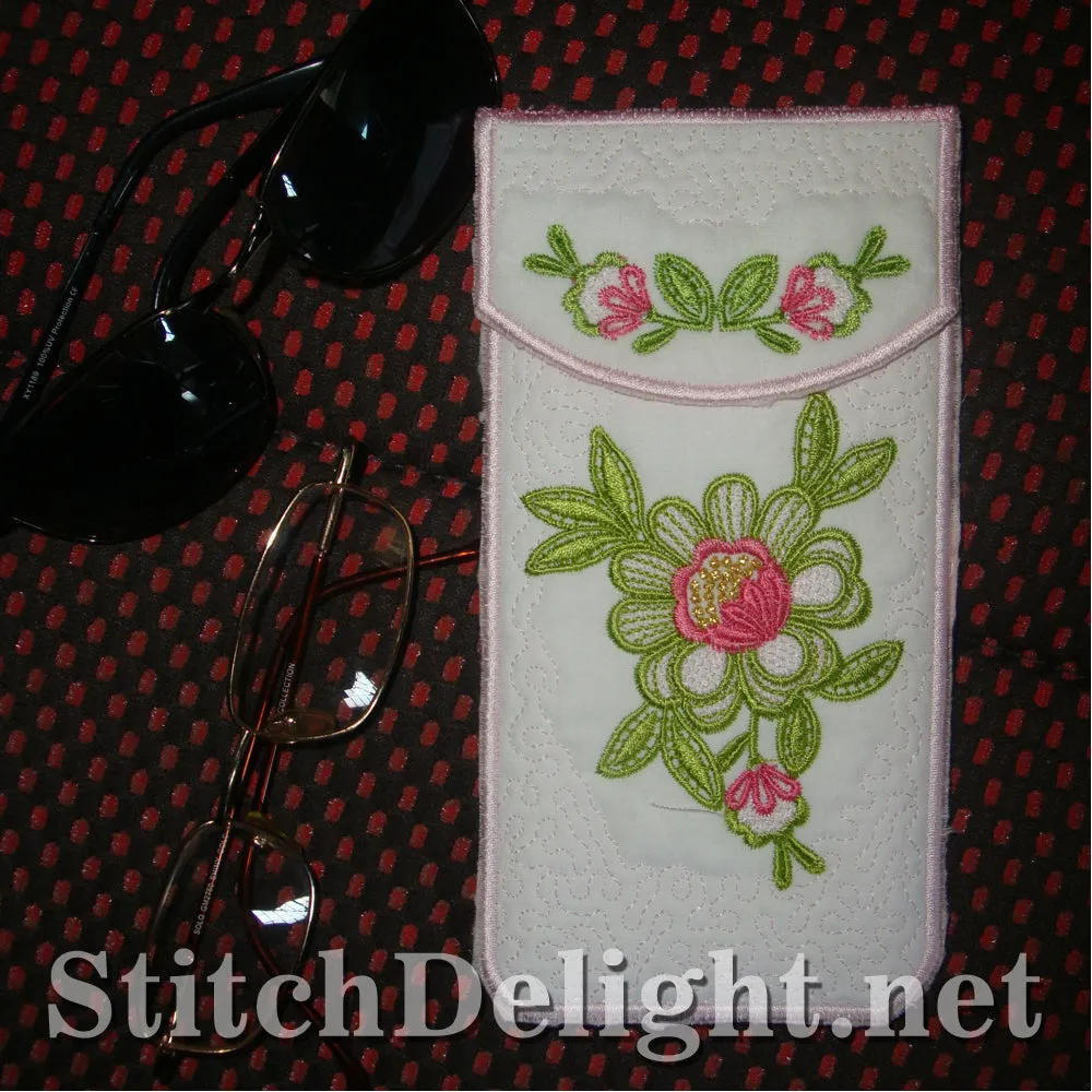 SD0895 Rose Eyeglass Case