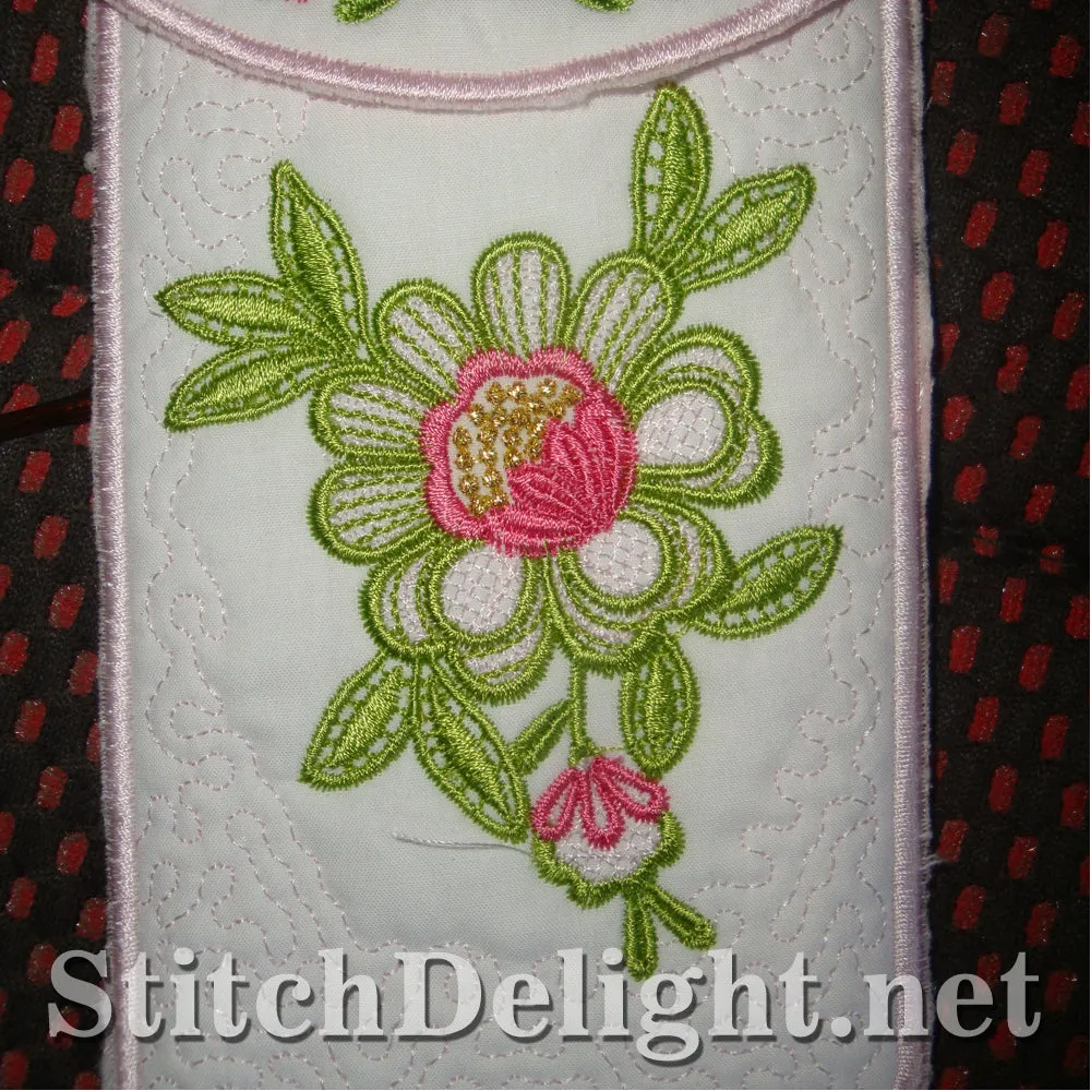 SD0895 Rose Eyeglass Case