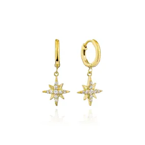 Selene Starlight Mini Hoops - Gold