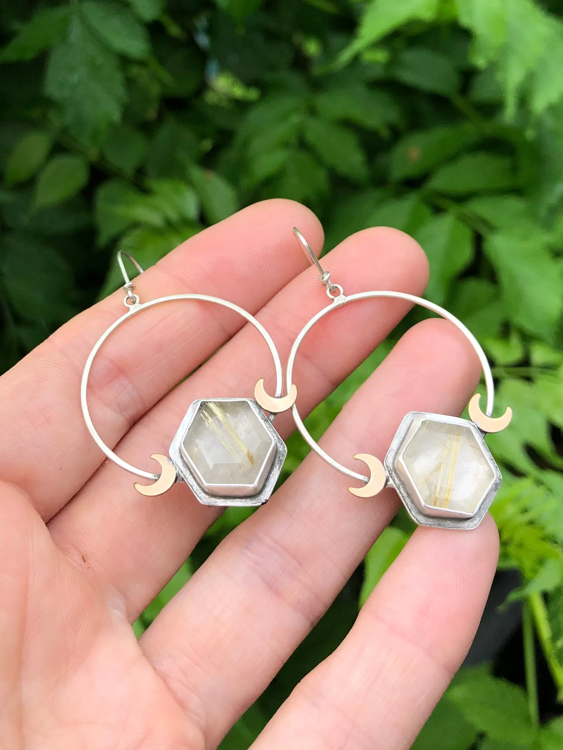 Shooting Star And Moon Phases Hoops