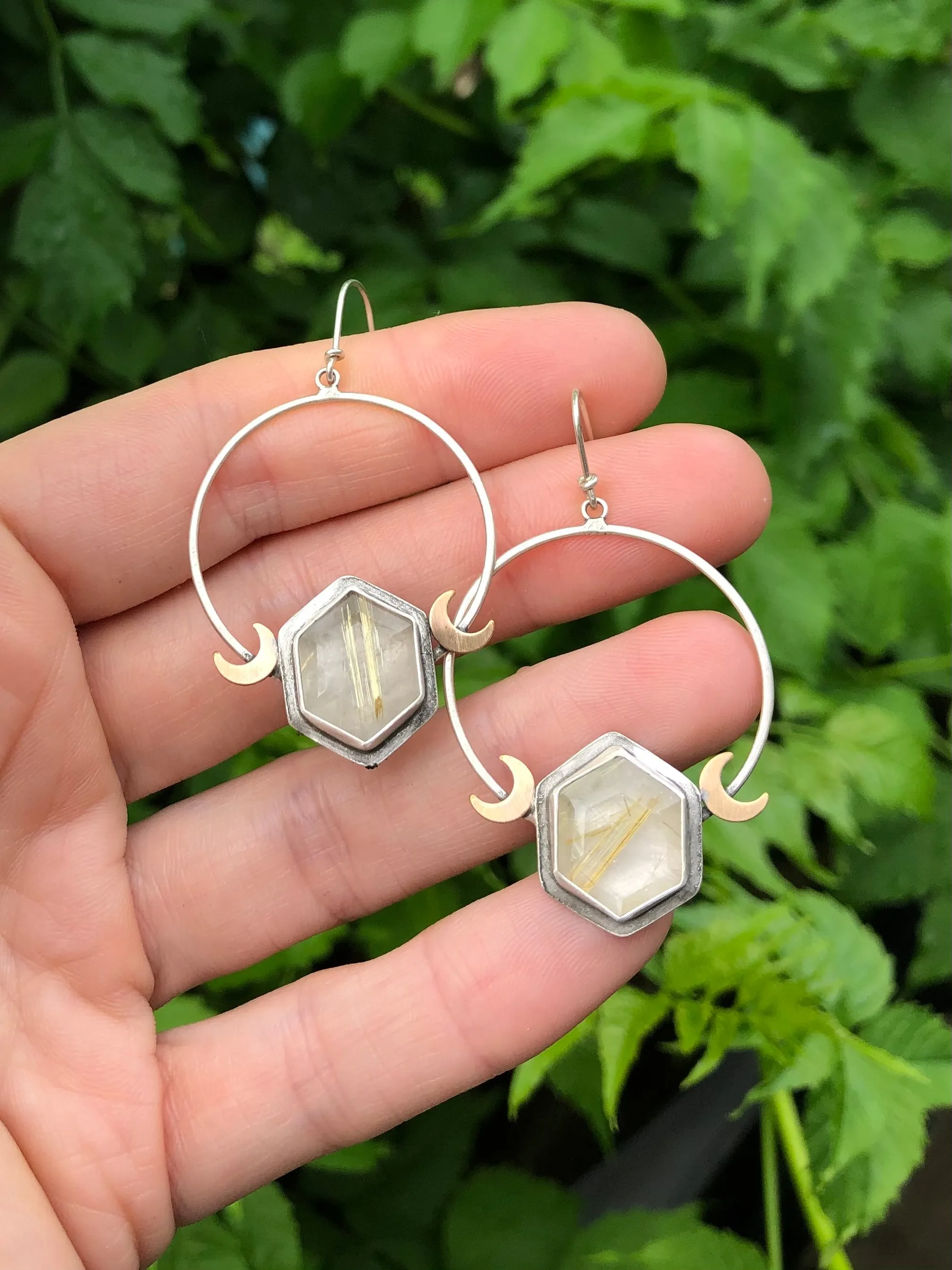 Shooting Star And Moon Phases Hoops