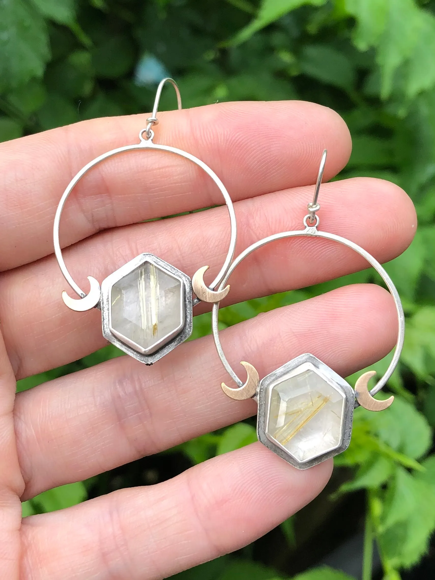 Shooting Star And Moon Phases Hoops