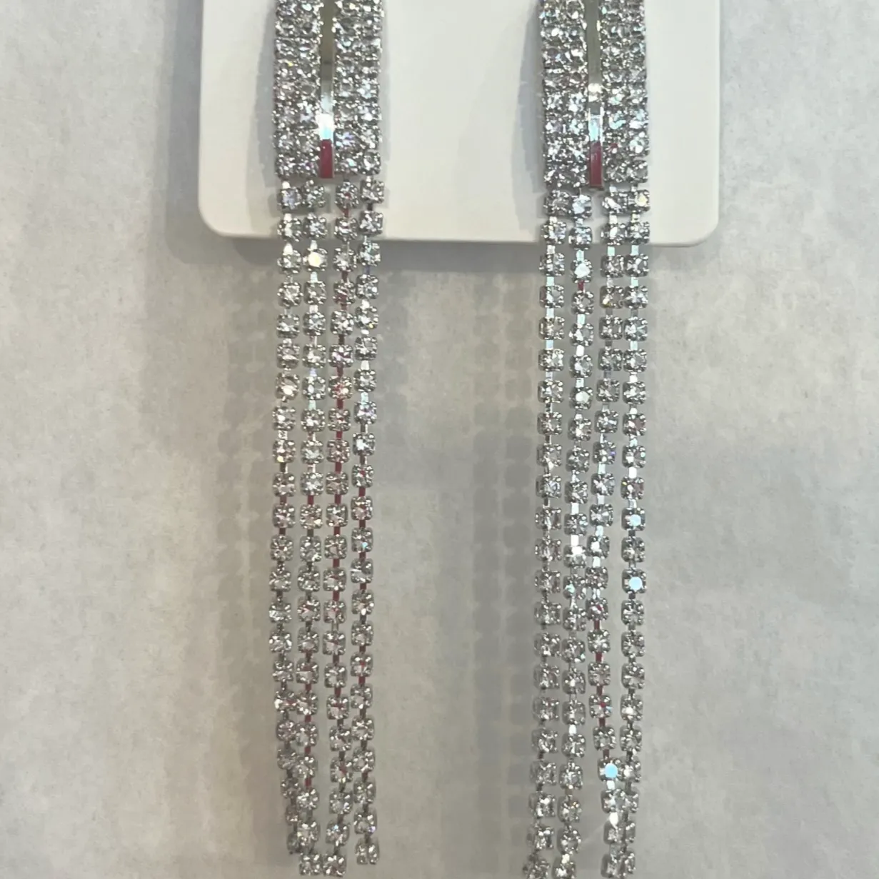 Shooting Stars Rhinestone Dangle Earrings