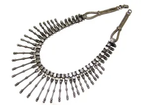 Silver Spike Necklace
