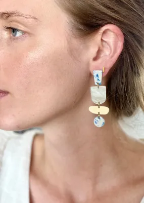 Slightly Cloudy Lightweight Dangle Earrings ~FINAL SALE