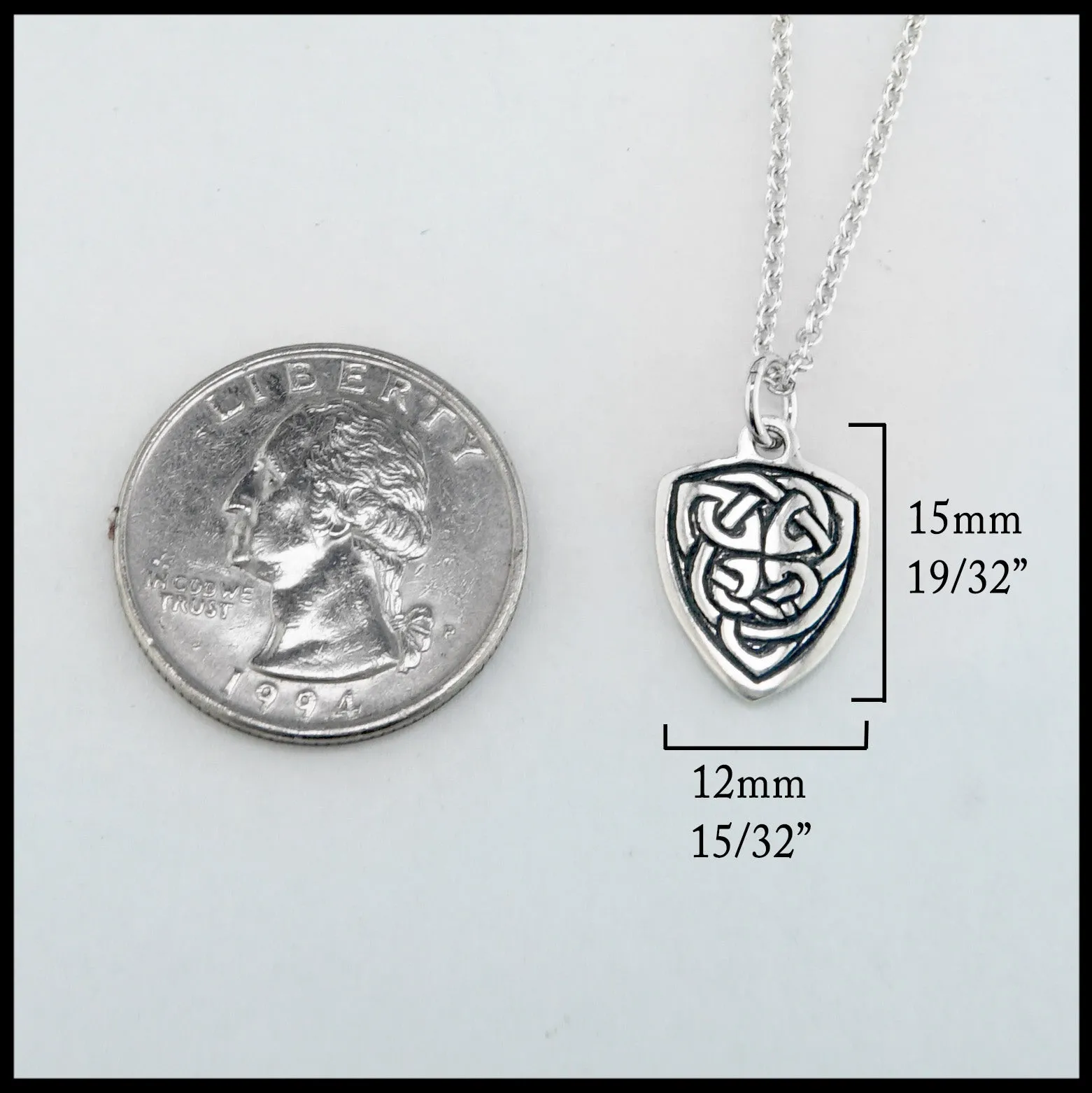 Small Michael's Shield Pendant