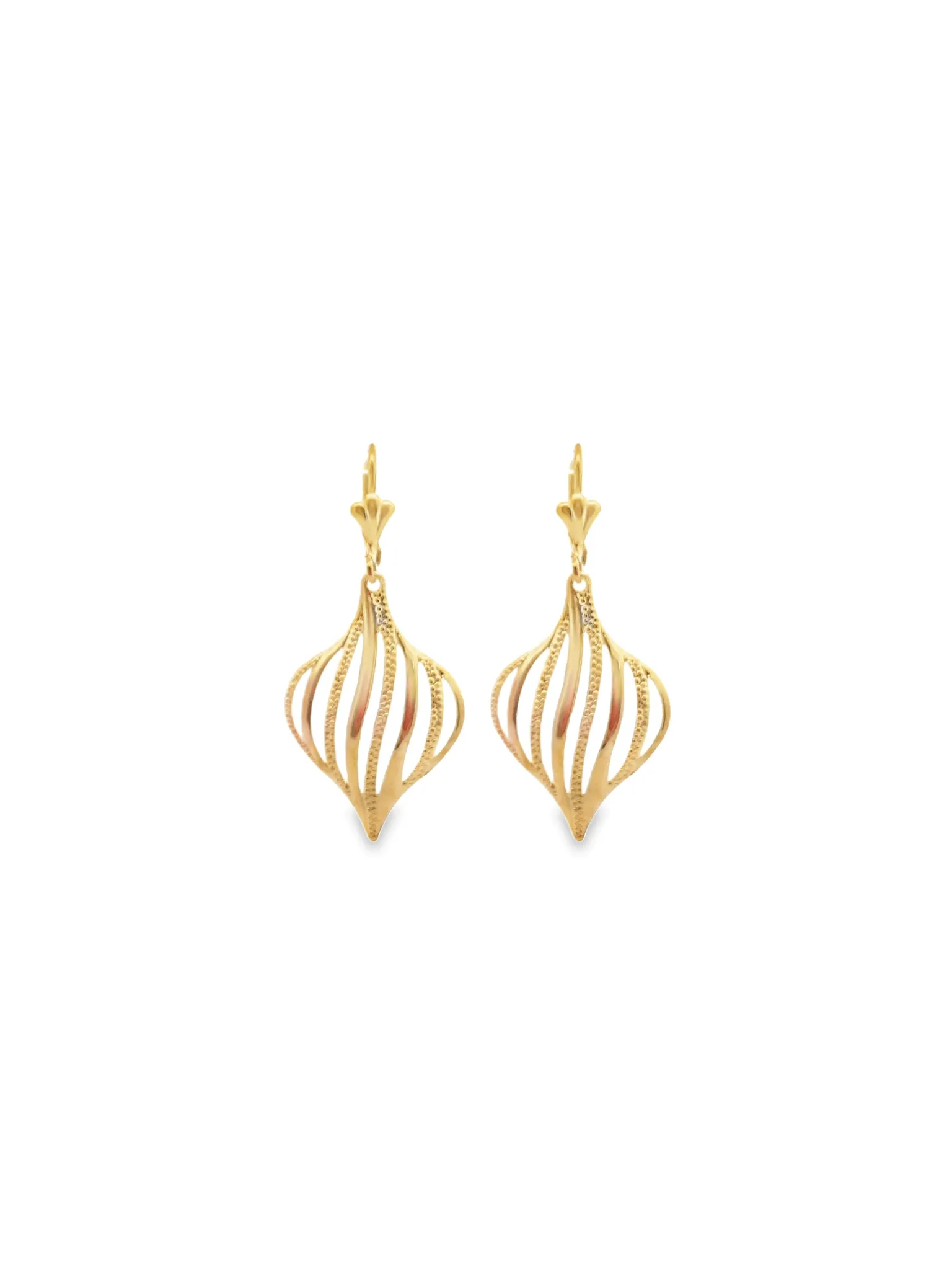 Spiral Balloon Dangle Earrings