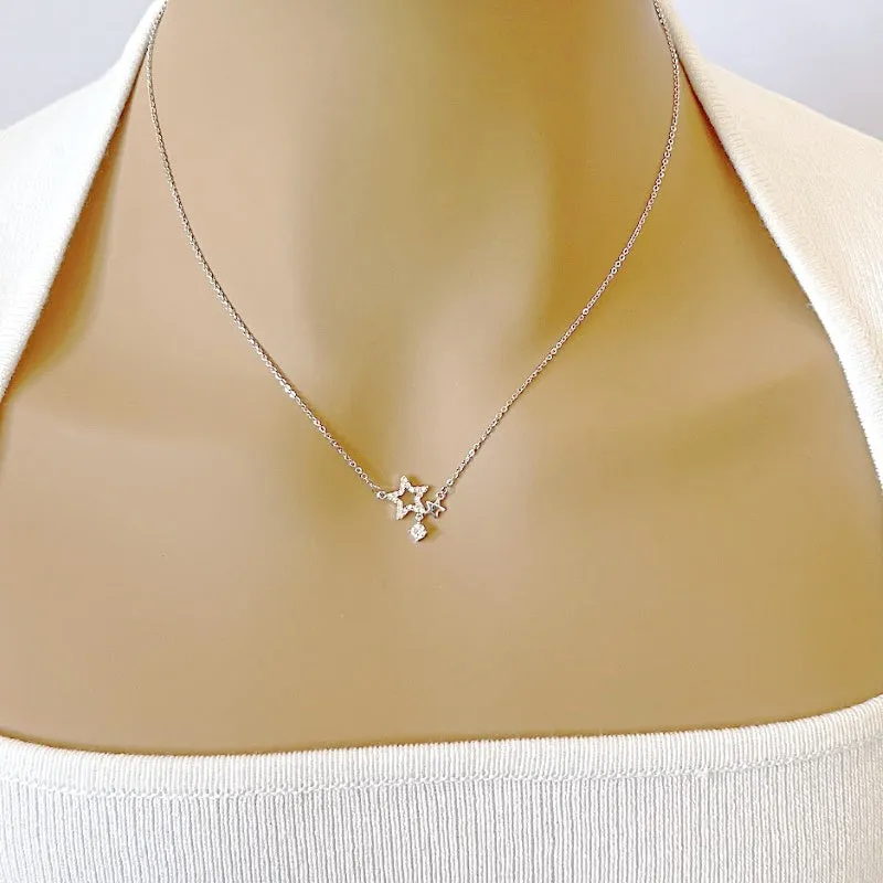 Star Cubic Zirconia Necklace