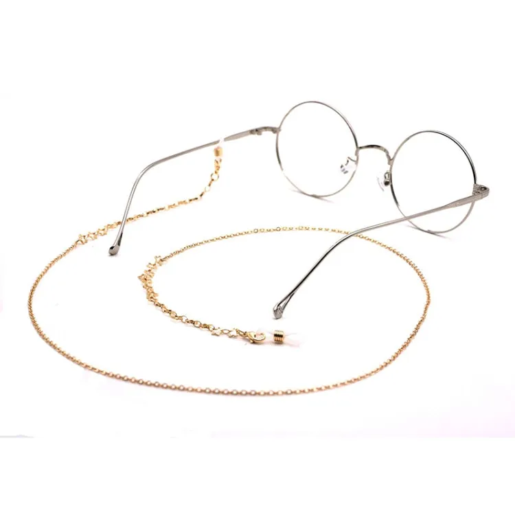 Stars Style Hollow Fashion Simple Eyeglasses Chain(Silver)