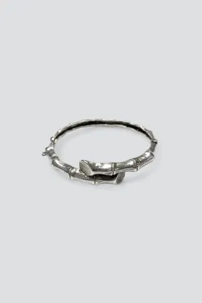 Sterling Silver Bamboo Bangle