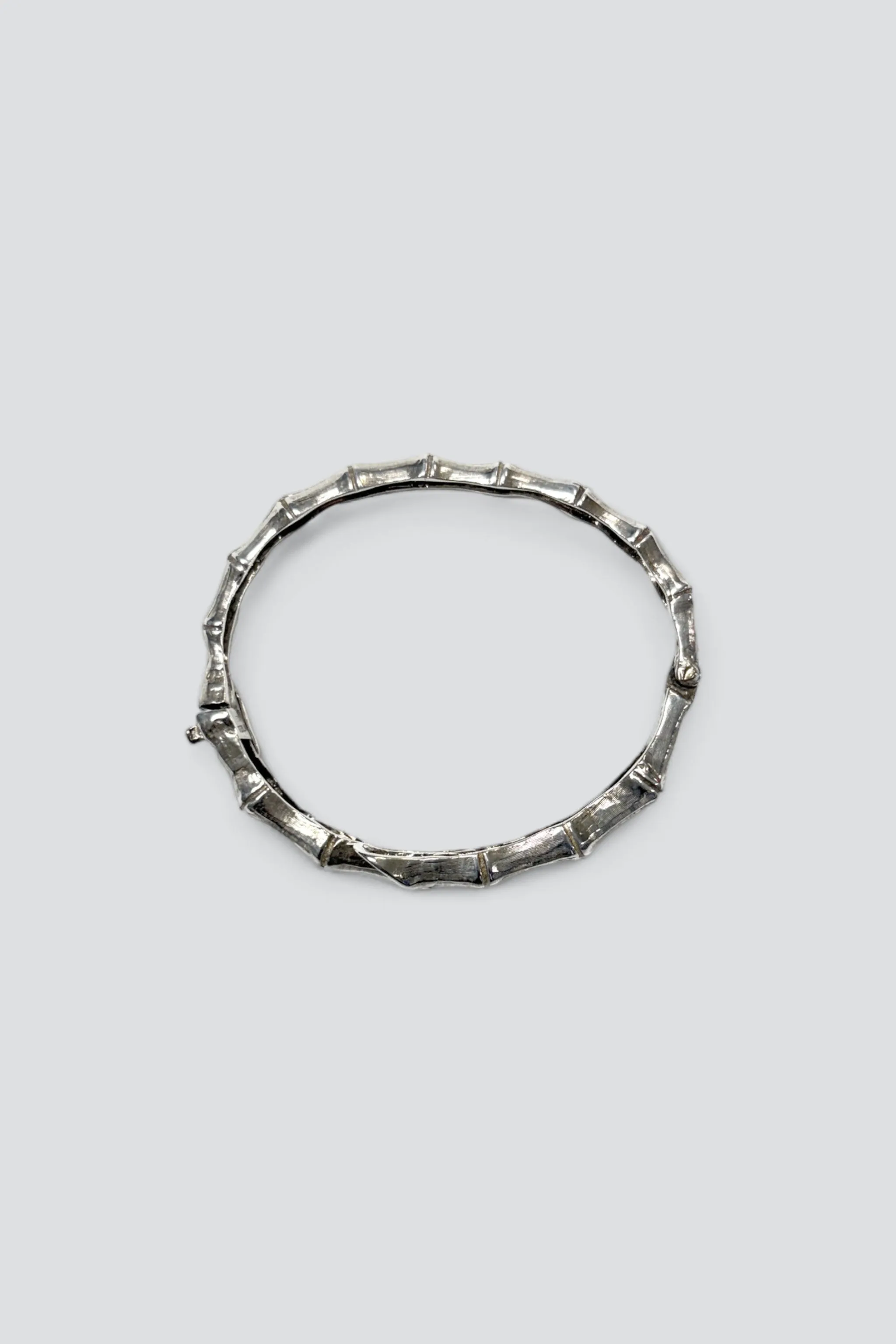 Sterling Silver Bamboo Bangle
