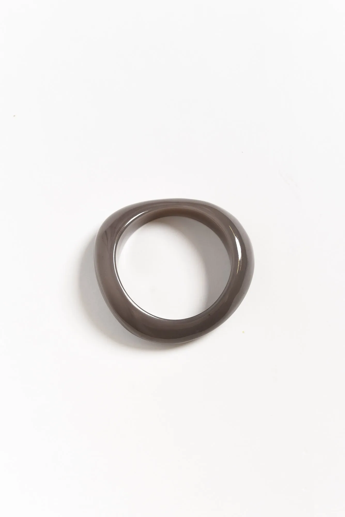 Suna Grey Asymmetric Bangle