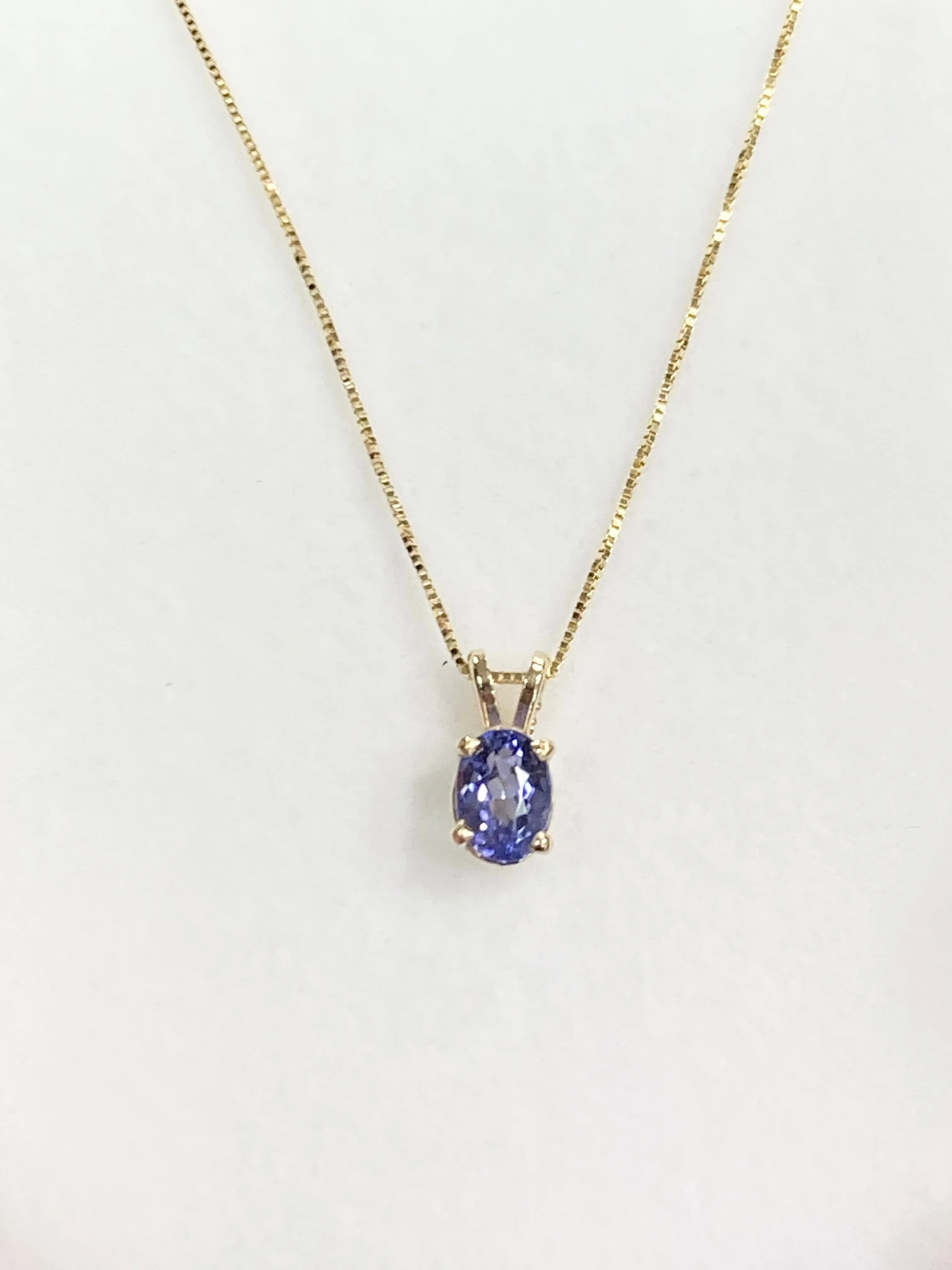 Tanzanite Gold Pendant