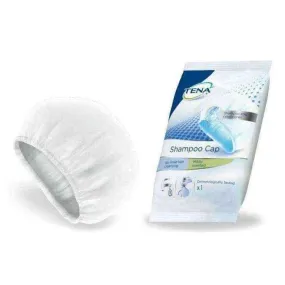 TENA Shampoo Cap to wash hair with a gentle shampoo and conditioner x 1 piece