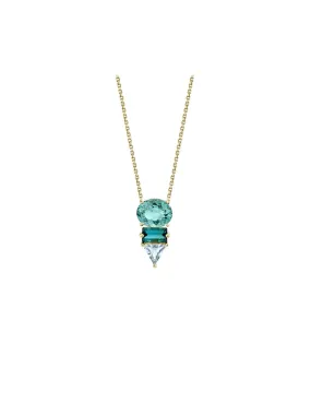 Trickling Blues Pendant