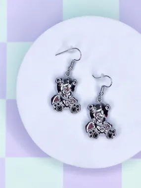 TROUBLE TEDDY EARRINGS