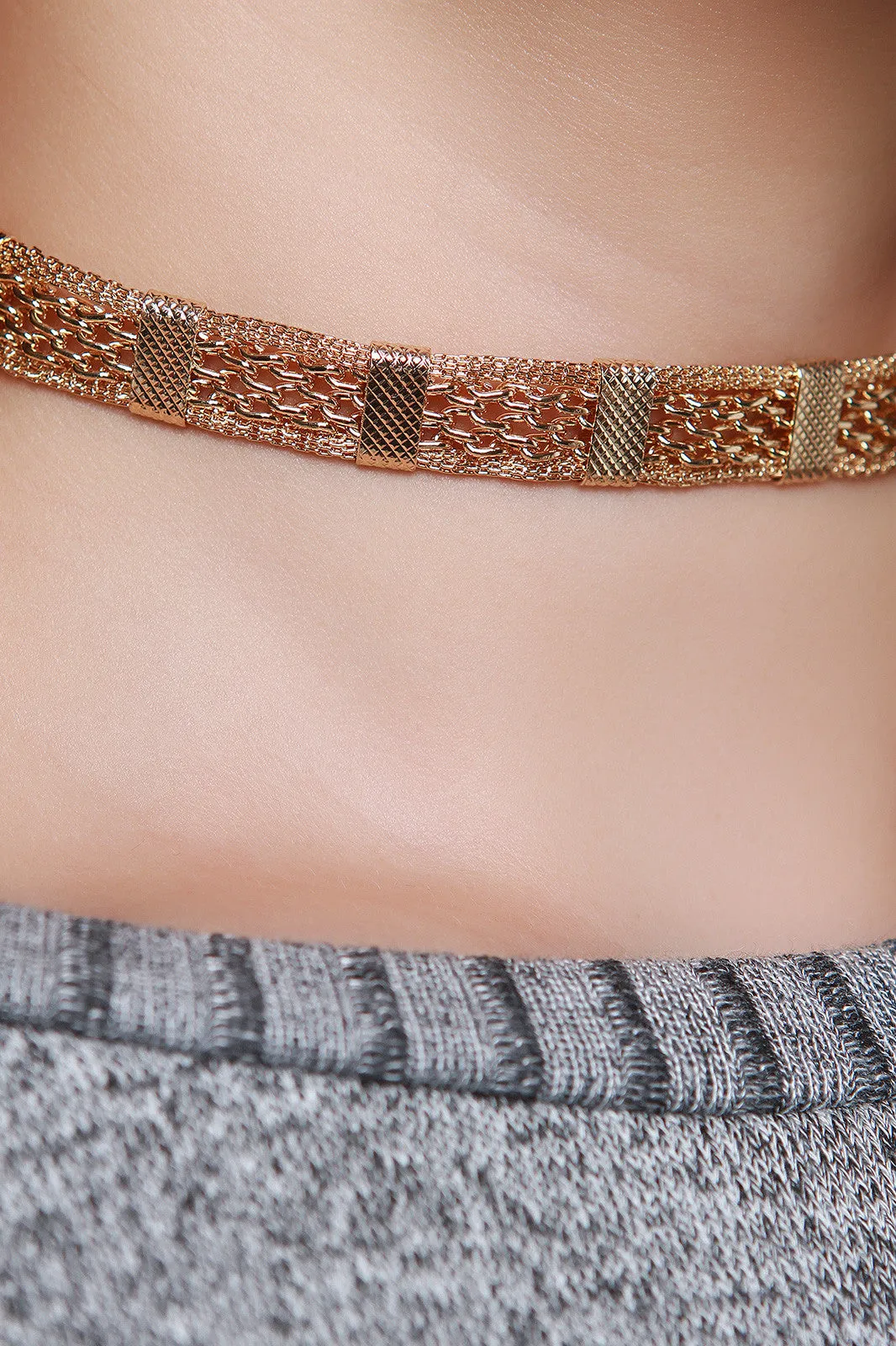 Two Chains Banded Choker Set