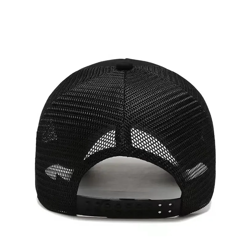 USA Flag Mesh Baseball Cap Summer Breathable Hat Men Women Tactical Hats Unisex Hip Hop Caps Outdoor Sport Trucker Hats