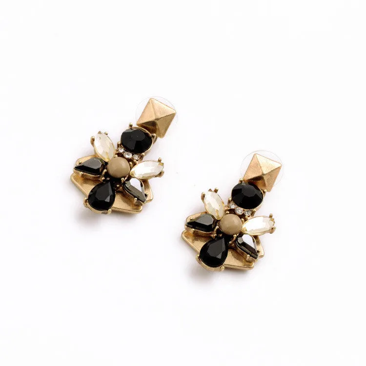 Vintage Earrings New Retro Water Drop Flowers Women Jewelry Brincos