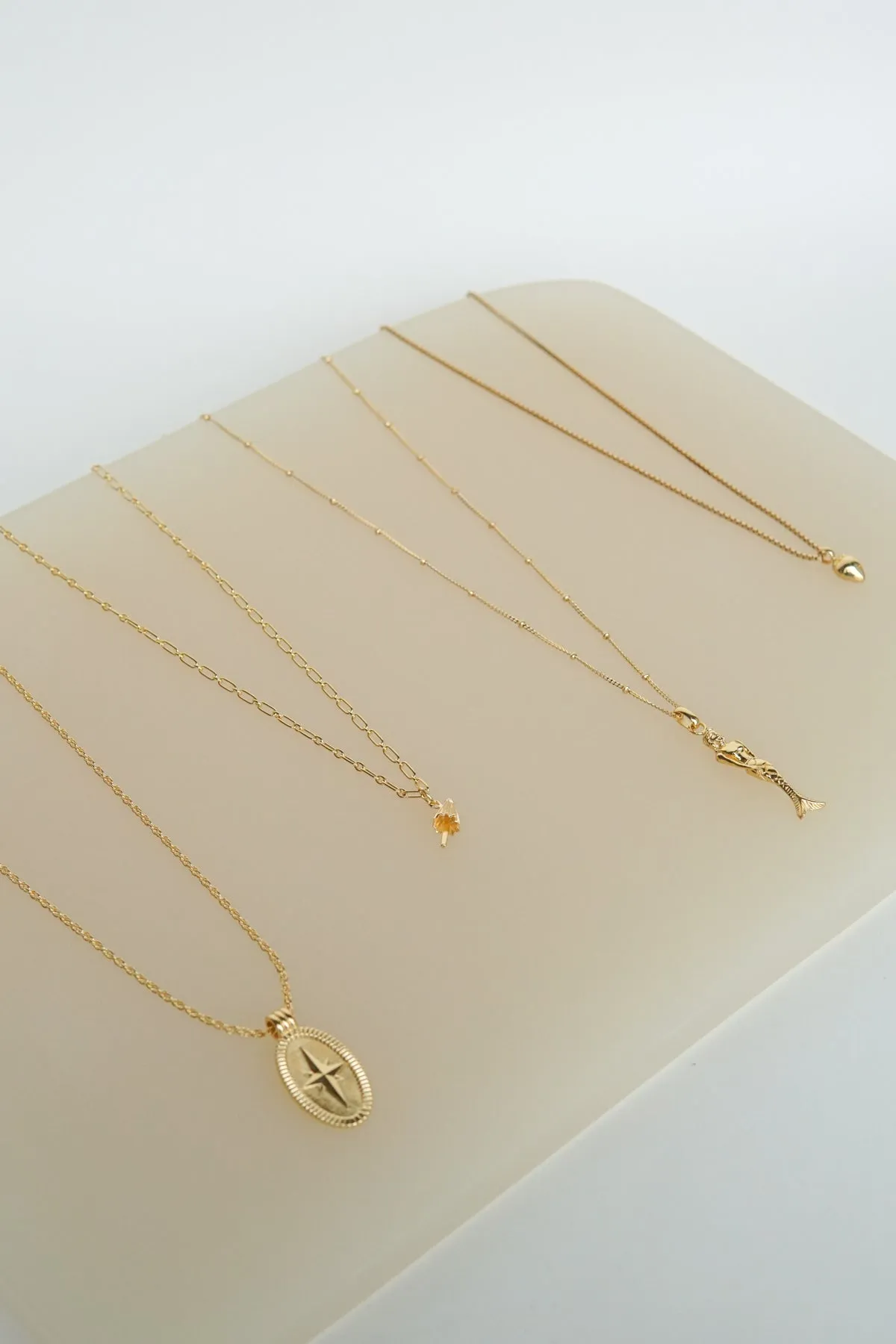 Wander pendant gold plated
