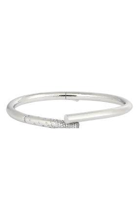 White Gold and Diamond Oera Bangle