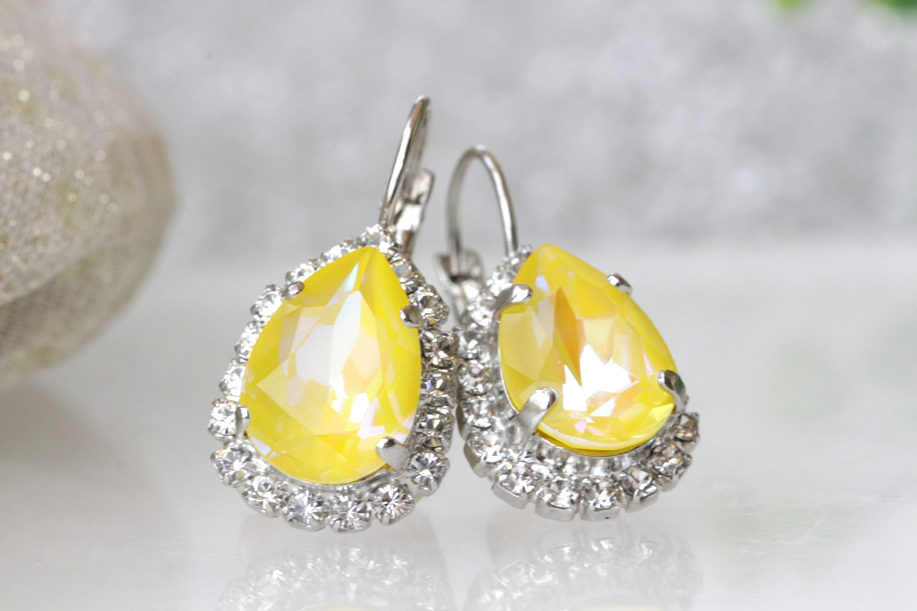 YELLOW SILVER Earrings