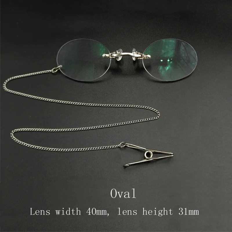 Yujo Unisex Full Rim Round Opera Reading Glasses 1731