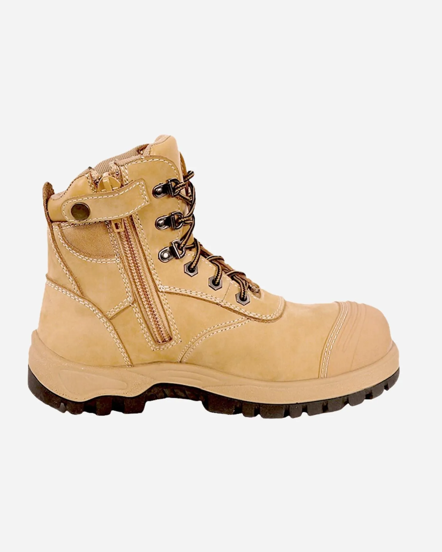 Zip Side High Cut Work Boots 8605