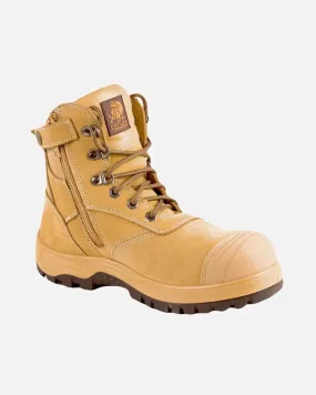 Zip Side High Cut Work Boots 8605